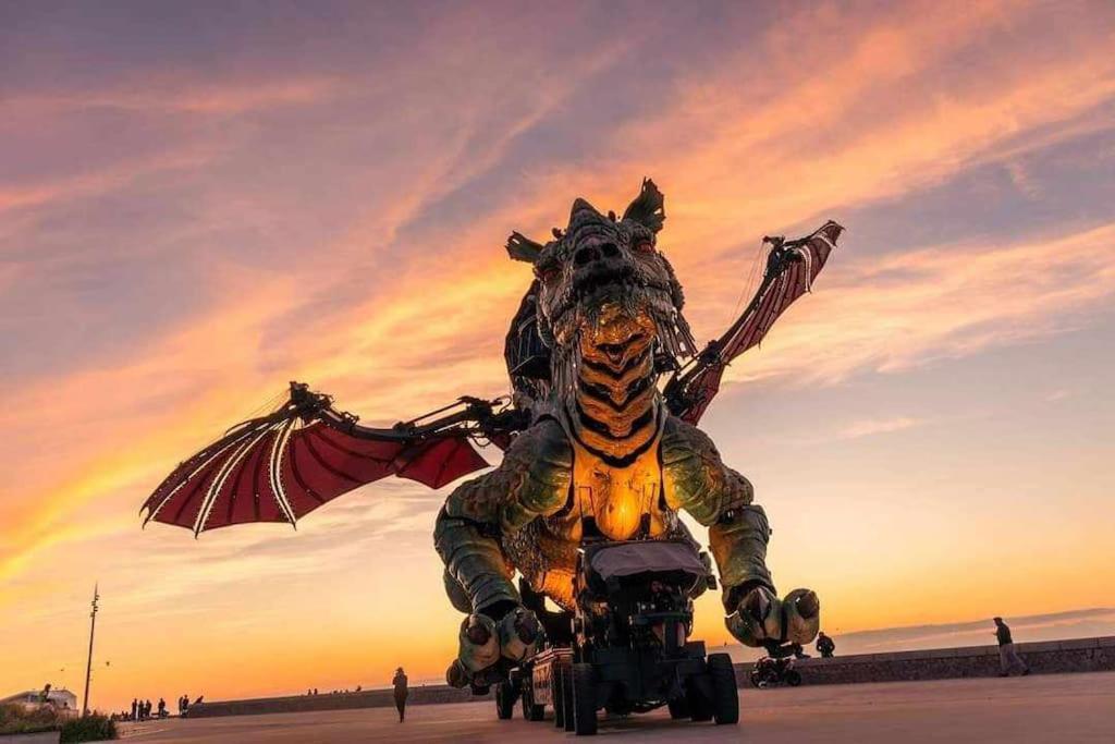 Studio Calais Front De Mer-Le Cocon Du Dragon-Classe 3 Etoiles 外观 照片